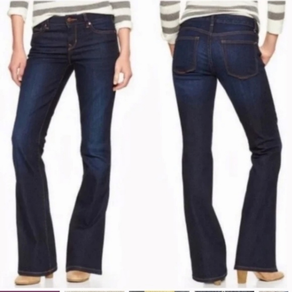 UEC Gap low rise bootcut jeans dark wash size 30 tag removed refer measurements
